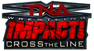 TNA Impact: Cross the Line title screen for Nintendo DS